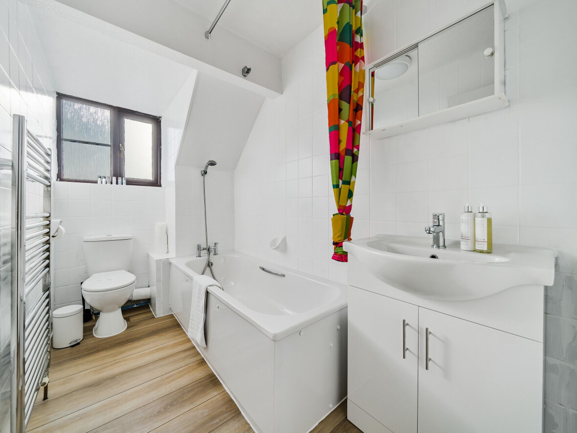 Hair dryer, towels