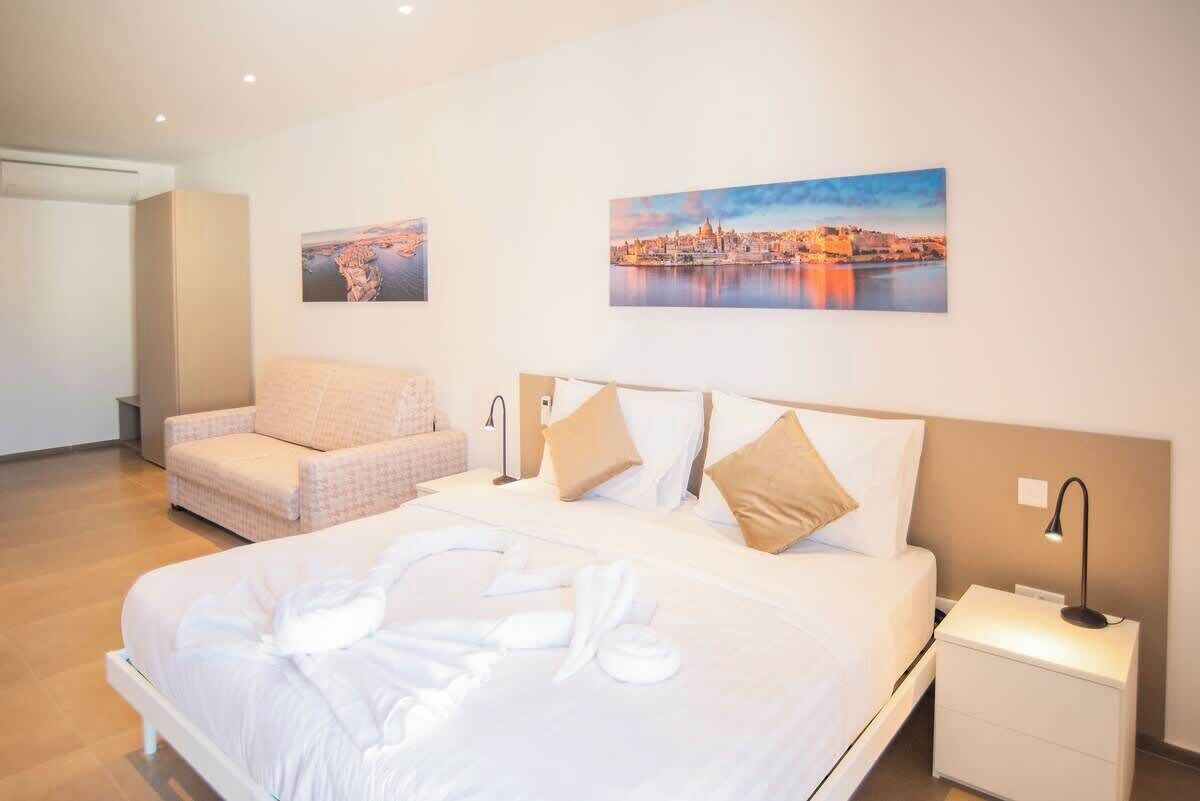 1 chambre, Wi-Fi, draps fournis, accès pour personnes à mobilité réduite