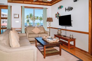 TV, printers - Sea View Condo 19 - 2 Bedroom - Pool/Tours/Bar (San Pedro)