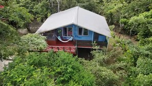 Land view from property - Howler Jungle House  (Burrell Boom)