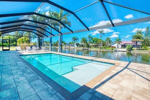 Una piscina climatizada