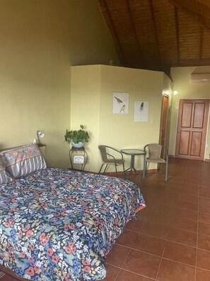 1 bedroom, desk, laptop workspace, blackout curtains
