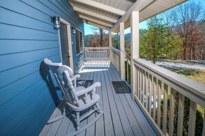 Terrace/patio - Hot Tub Dips, Chats by a Crackling Fireplace, Arcade Game Tournaments & Spa Baths - Family Getaway (Pigeon Forge)