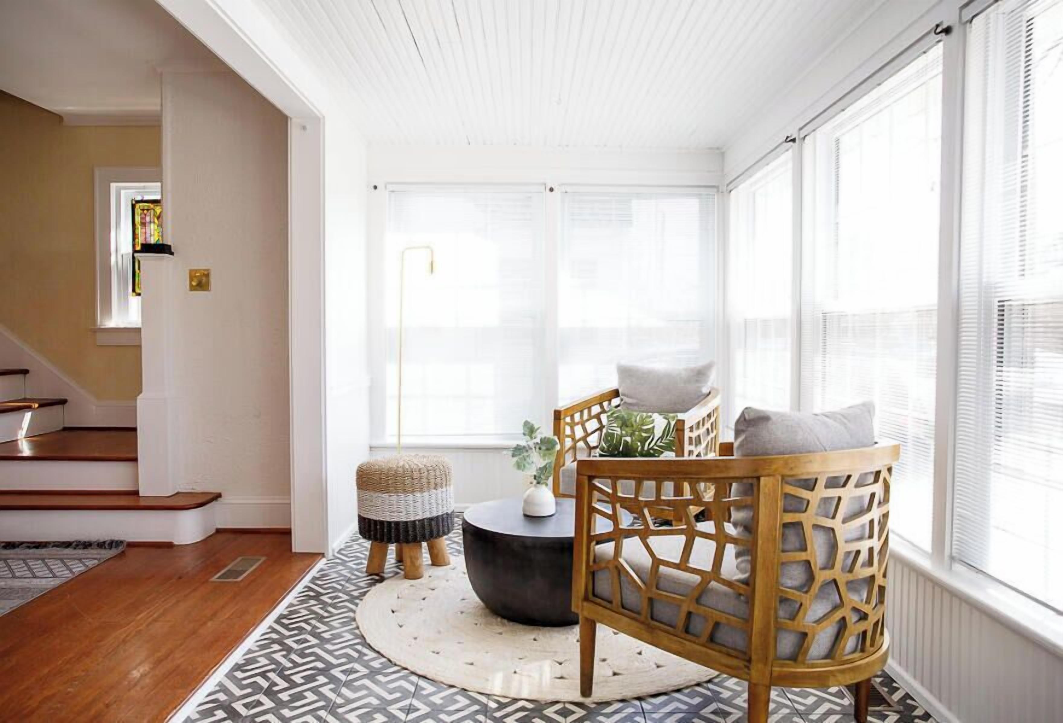 Cottage, Multiple Beds, Fireplace, Garden View | Interior