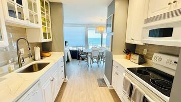 Condo, Multiple Beds, Balcony, Ocean View | Private kitchen | Coffee/tea maker