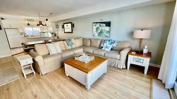 Townhome, Multiple Beds, Patio | Living area | Fireplace