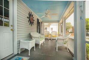 House, Multiple Beds, Kitchen, Garden View | View from room