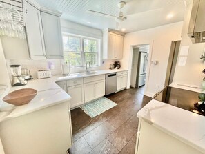 House, Multiple Beds, Fireplace, Garden View | Private kitchen | Coffee/tea maker - Mckean Avenue 8 (Dewey Beach)