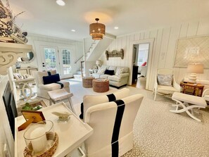 Cottage, Multiple Beds, Pool Access, Pool View | Living area - Bedford Avenue 19 (Dewey Beach)