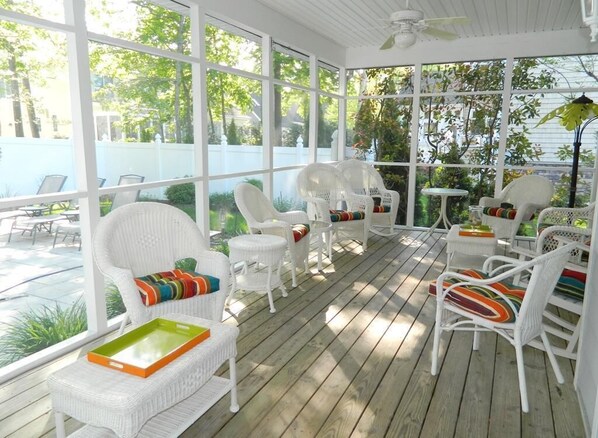 Terrace/patio - Maass Lane 6 (Rehoboth Beach)