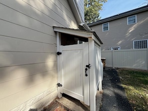 Enceinte de l’hébergement