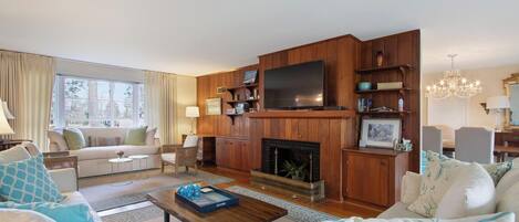 Maison, Plusieurs lits, balcon, vue sur le jardin | Aire de séjour