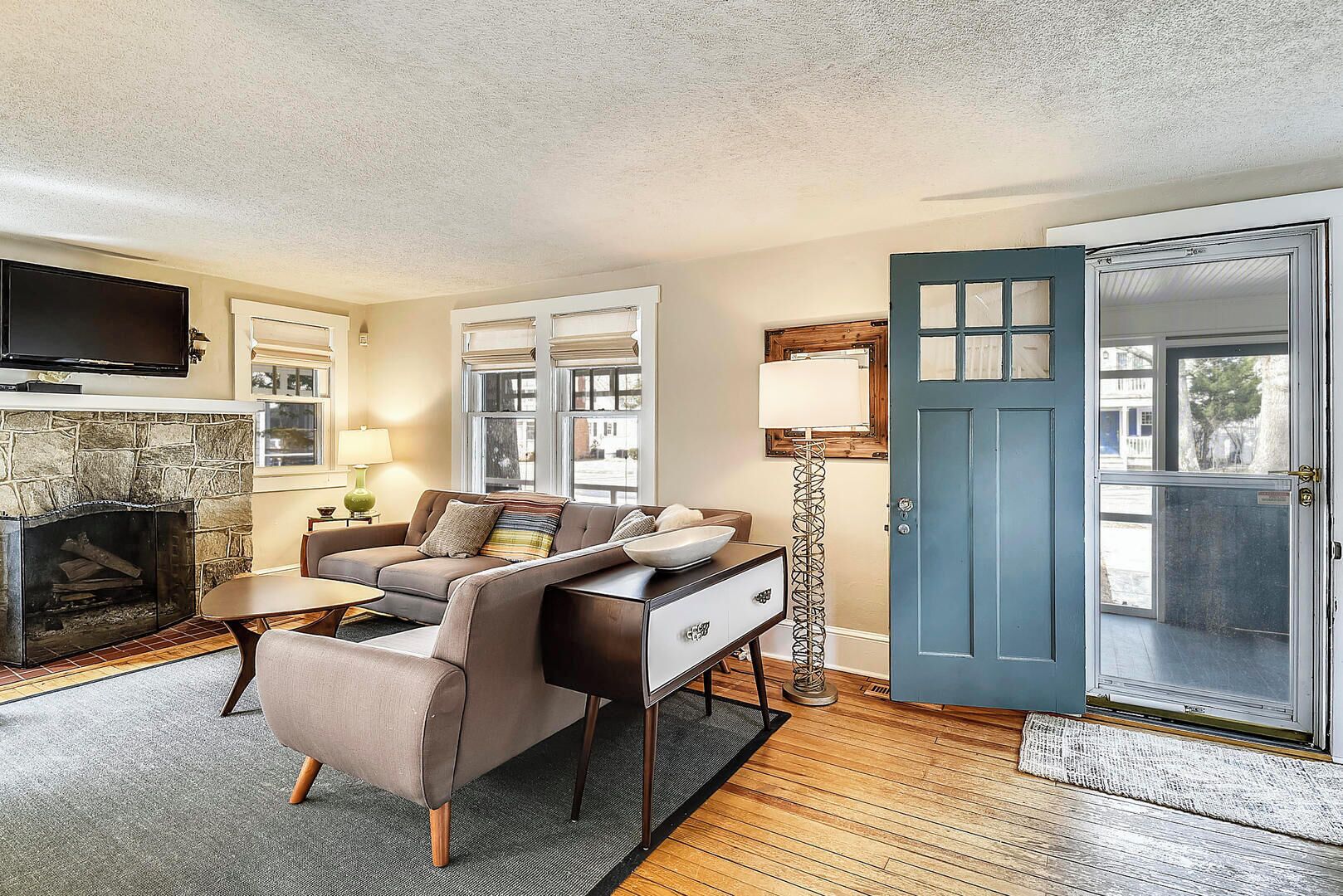 Cottage, Multiple Beds, Fireplace, Garden View | Living area | Fireplace