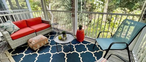 House, Multiple Beds, Patio, Pool View | View from room