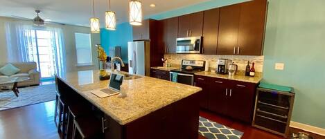 House, Multiple Beds, Patio, City View | Private kitchen | Coffee/tea maker