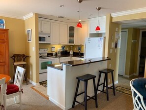 Condo, 1 Queen Bed with Sofa bed, Balcony, Partial Ocean View | Private kitchen | Coffee/tea maker - THE Crest 403 (Rehoboth Beach)