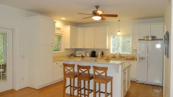 House, Multiple Beds, Patio, Ocean View | Private kitchen | Coffee/tea maker