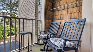 Condo, Multiple Beds, Balcony, Pool View | Terrace/patio