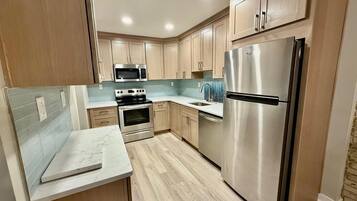 Condo, Multiple Beds, Balcony, Pool View | Private kitchen | Coffee/tea maker