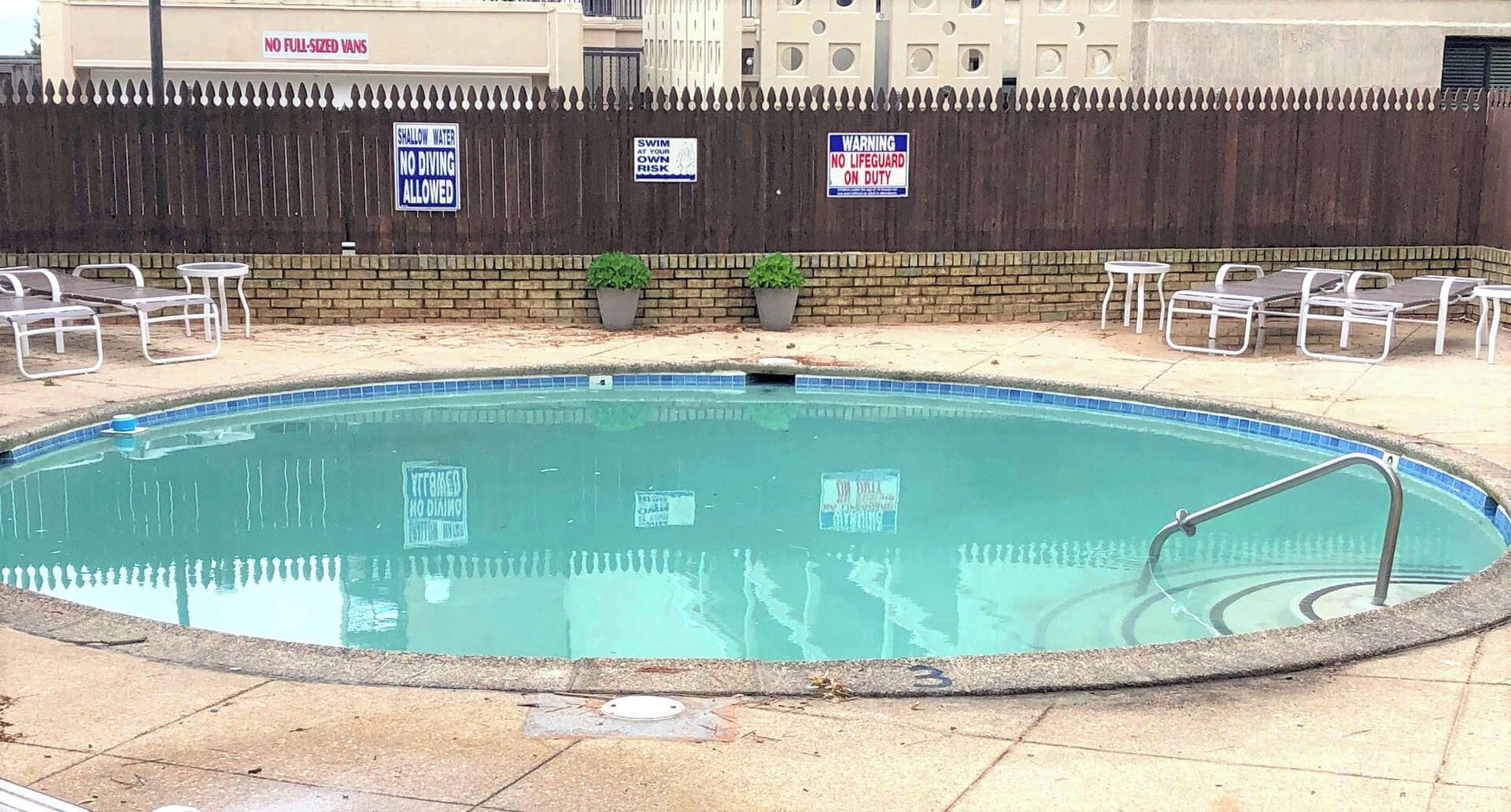 Seasonal outdoor pool