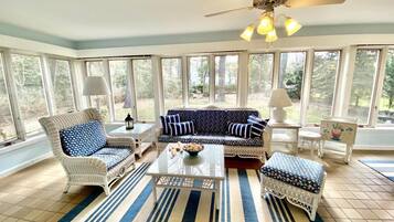 House, Multiple Beds, Patio, Garden View | View from room