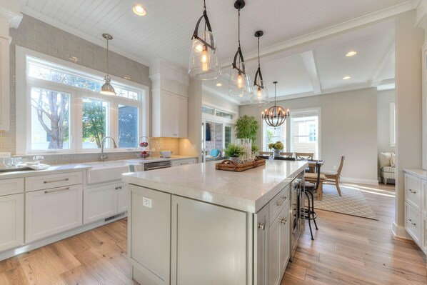 House, Multiple Beds, Pool Access, Pool View | Private kitchen | Coffee/tea maker - Laurel Street 306 (Rehoboth Beach)