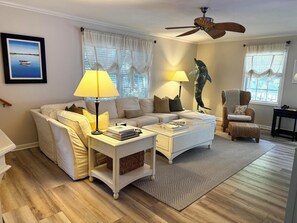 Cottage, Multiple Beds, Balcony, Garden View | Living area - State Road 208 (Rehoboth Beach)