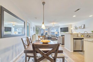 Condo, Multiple Beds, Kitchen, Pool View | Interior - Sanibel Circle 3513 (Rehoboth Beach)