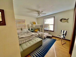 Ferienhaus, Mehrere Betten, Küche, Gartenblick | Ausblick vom Zimmer