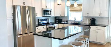 House, Multiple Beds, Balcony, Garden View | Private kitchen | Coffee/tea maker