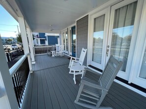 House, Multiple Beds, Pool Access, Pool View | View from room - Lake Avenue 77 (Rehoboth Beach)