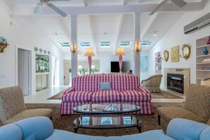 House, Multiple Beds, Pool Access, Pool View | Living area - Holly Road 47 (Rehoboth Beach)