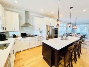 House, Multiple Beds, Pool Access, Pool View | Private kitchen | Coffee/tea maker - Lake Avenue 22 (Rehoboth Beach)