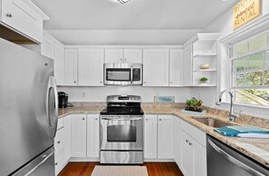 單棟房屋, 多張床, 露台, 花園景 | 私人廚房 | 咖啡機/沖茶器