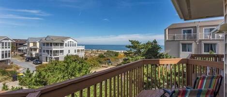 Huis, Meerdere bedden, keuken, uitzicht op zee | Uitzicht vanuit de kamer