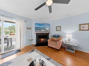 Townhome, Multiple Beds, Balcony, Partial Ocean View | Living area - Seabreeze Village 5 (Dewey Beach)