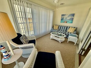 House, Multiple Beds, Balcony, Ocean View | Living area - Rodney Avenue 3B (Dewey Beach)