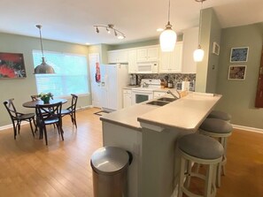 House, Multiple Beds, Patio, Garden View | Private kitchen | Coffee/tea maker - Canal Landing Court 36 (Rehoboth Beach)