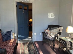 Ferienhaus, Mehrere Betten, Küche, Stadtblick | Terrasse/Patio