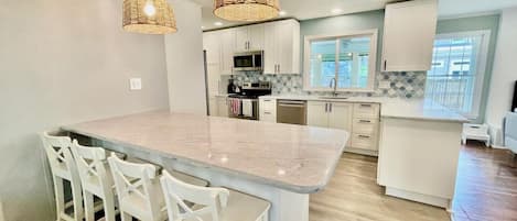 House, Multiple Beds, Patio, Garden View | Private kitchen | Coffee/tea maker