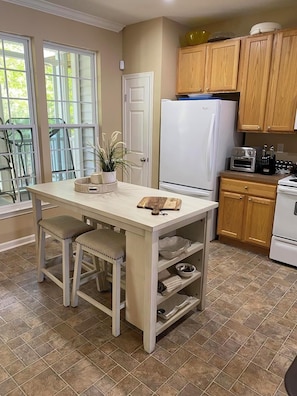 Townhome, Multiple Beds, Patio, Garden View | Private kitchen | Coffee/tea maker