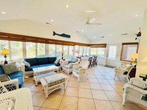 House, Multiple Beds, Patio, Garden View | Living area - Sandalwood Street 310 (Rehoboth Beach)