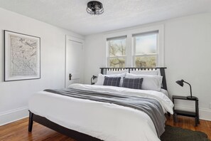 3 bedrooms, iron/ironing board, travel cot, WiFi