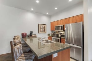 Fridge, microwave, oven, stovetop - Hyatt Main Street Luxury 2BR Full Resort Access! (Breckenridge)