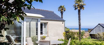 Maison de vacances 'Maison Bretonne Madame Est Servie 4' avec vue sur la mer