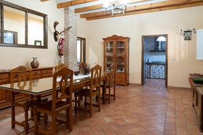 Dining - Country House 'Villa Ilusion' with Private Pool, Private Terrace and Wi-Fi (Agrupación de Mogon)