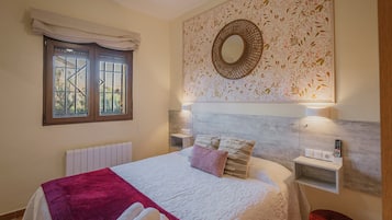 2 makuuhuonetta, silitysrauta/-lauta, ilmainen Wi-Fi, vuodevaatteet