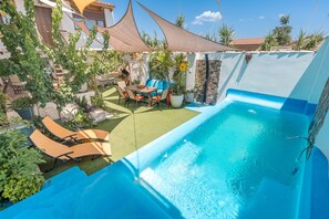 Una piscina riscaldata