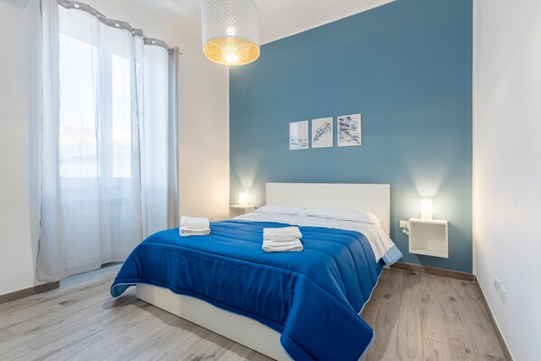 2 bedrooms, iron/ironing board, free WiFi, bed sheets