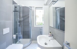 Shower, hair dryer